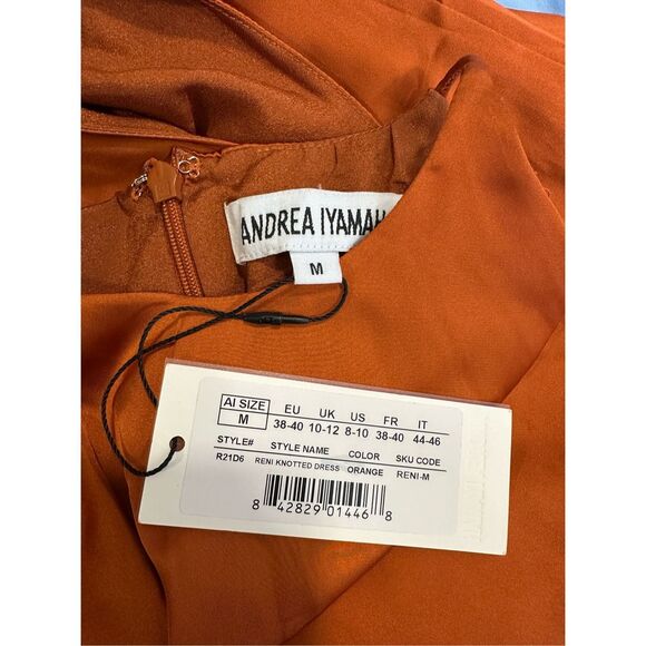 NWT ANDREA IYAMAH Reni cut-out midi dress Size M $225 - Picture 11 of 11